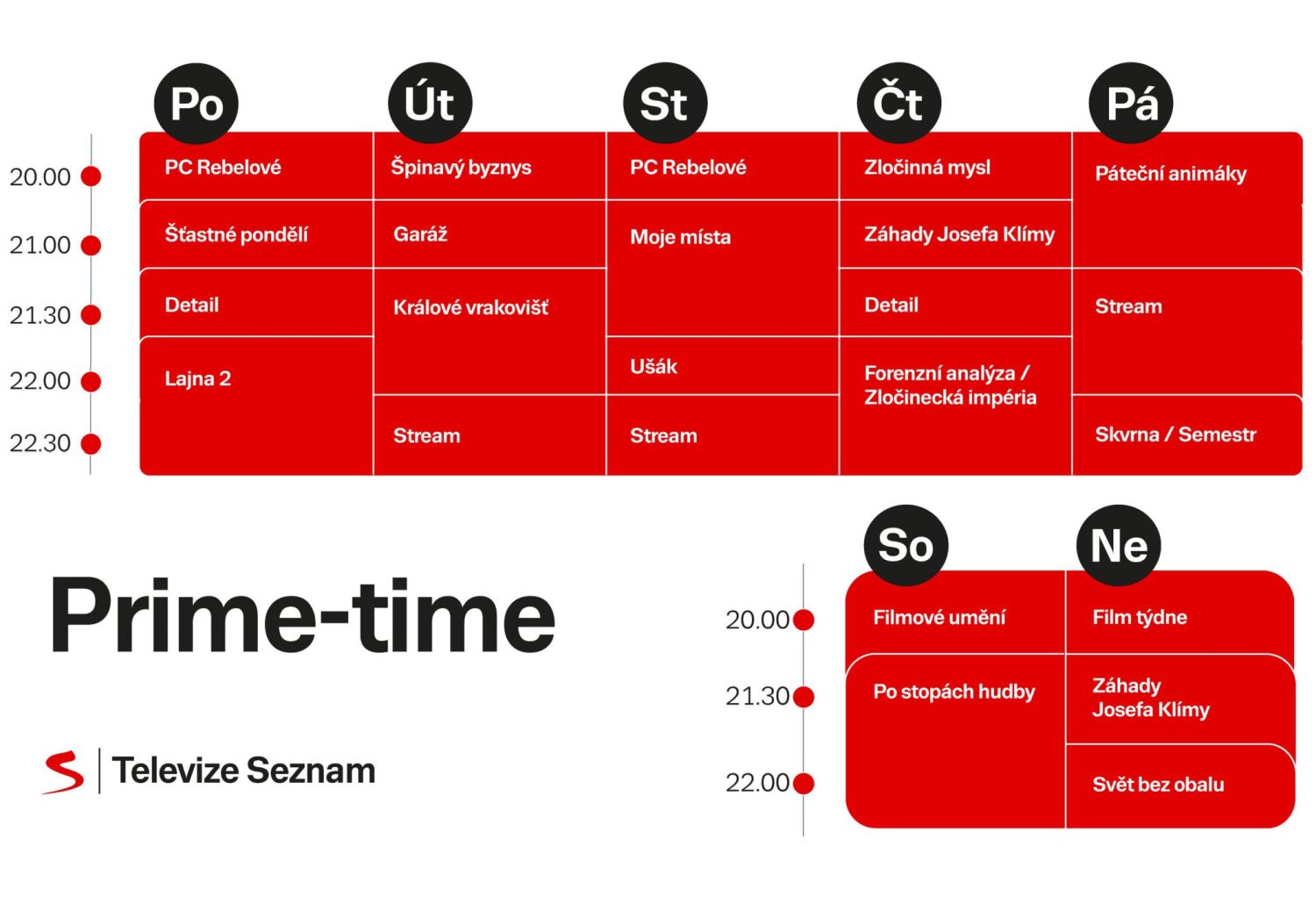 Programove Schema Prime Time Televizniweb Cz