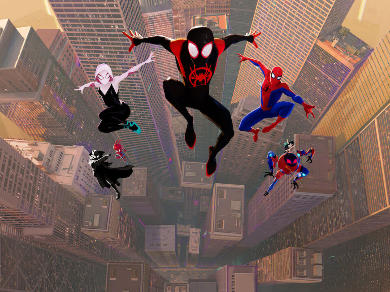 Spider man across. Spider man into the Spider-Verse. Человек-паук через вселенные мультфильм. Человек паук Spider Verse. Spider man человек паук через вселенные.